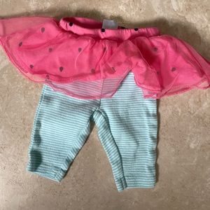 Carter’s newborn, watermelon pants